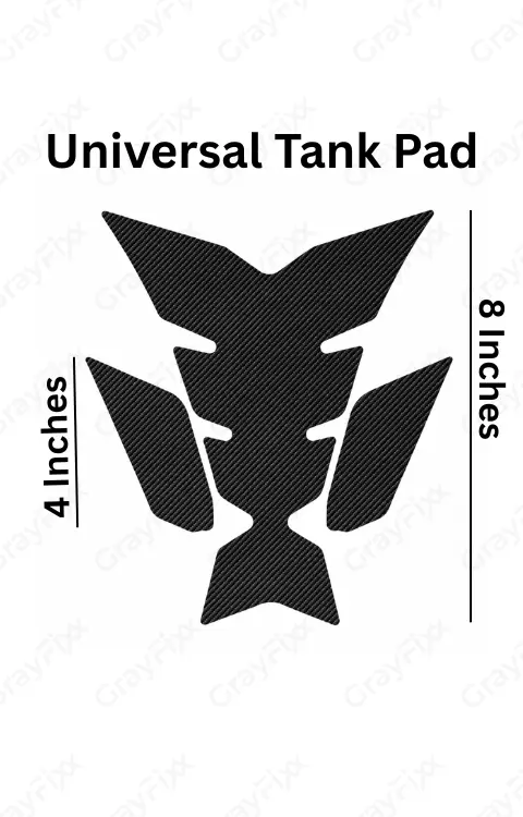  Universal Tank Pad | Premium 3D Epoxy Tank Pad Compatible with Bikes, Waterproof, Premium Finish, Pack of 1
